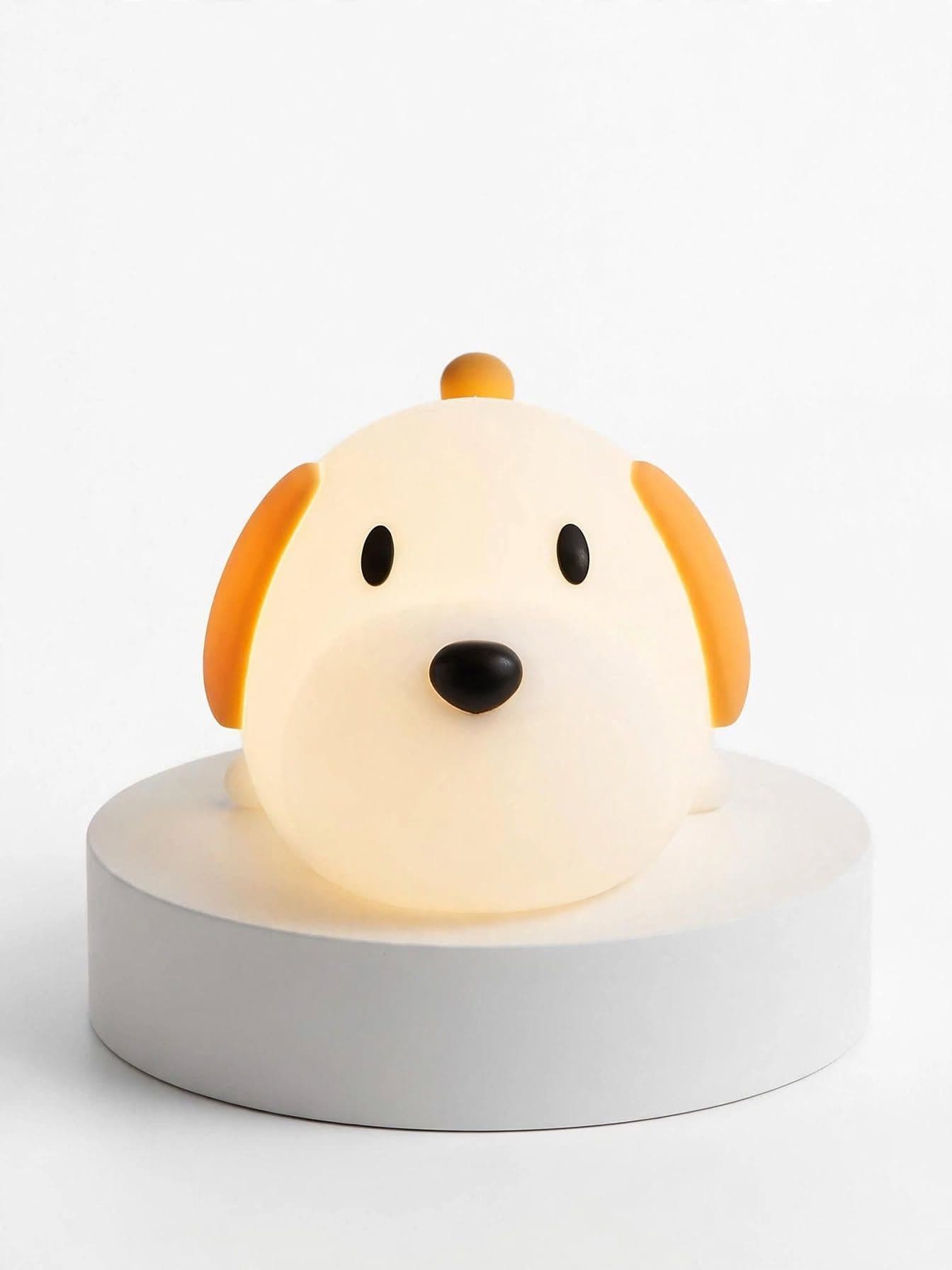 Cute Squishy Silicone Puppy LED Night Light