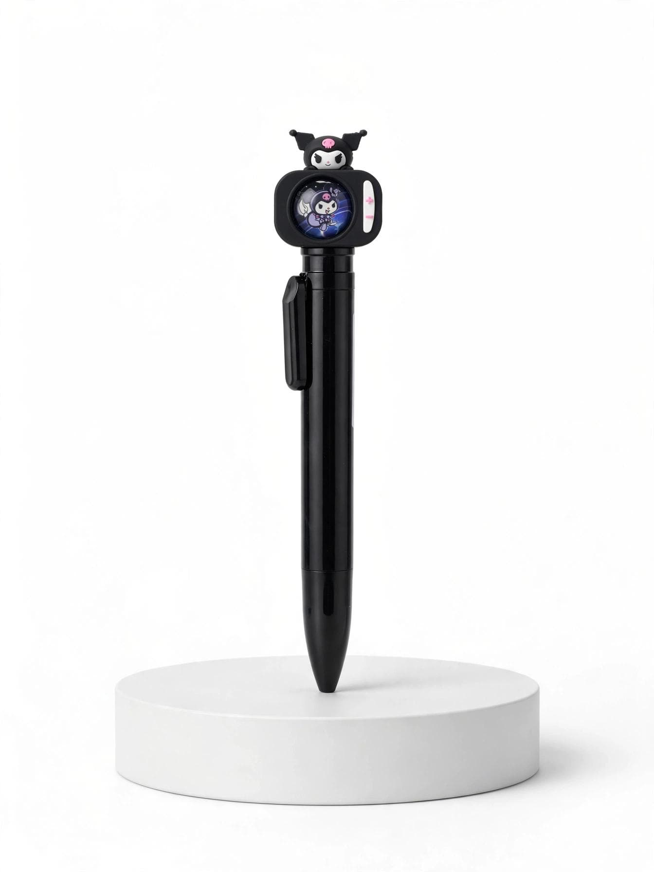 Sanrio Kuromi Retro TV 3D Topper Retractable Pen - Black