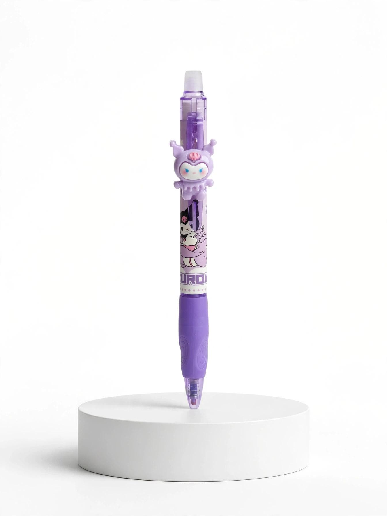 Sanrio Kuromi 3D Clip Erasable Pen - Purple