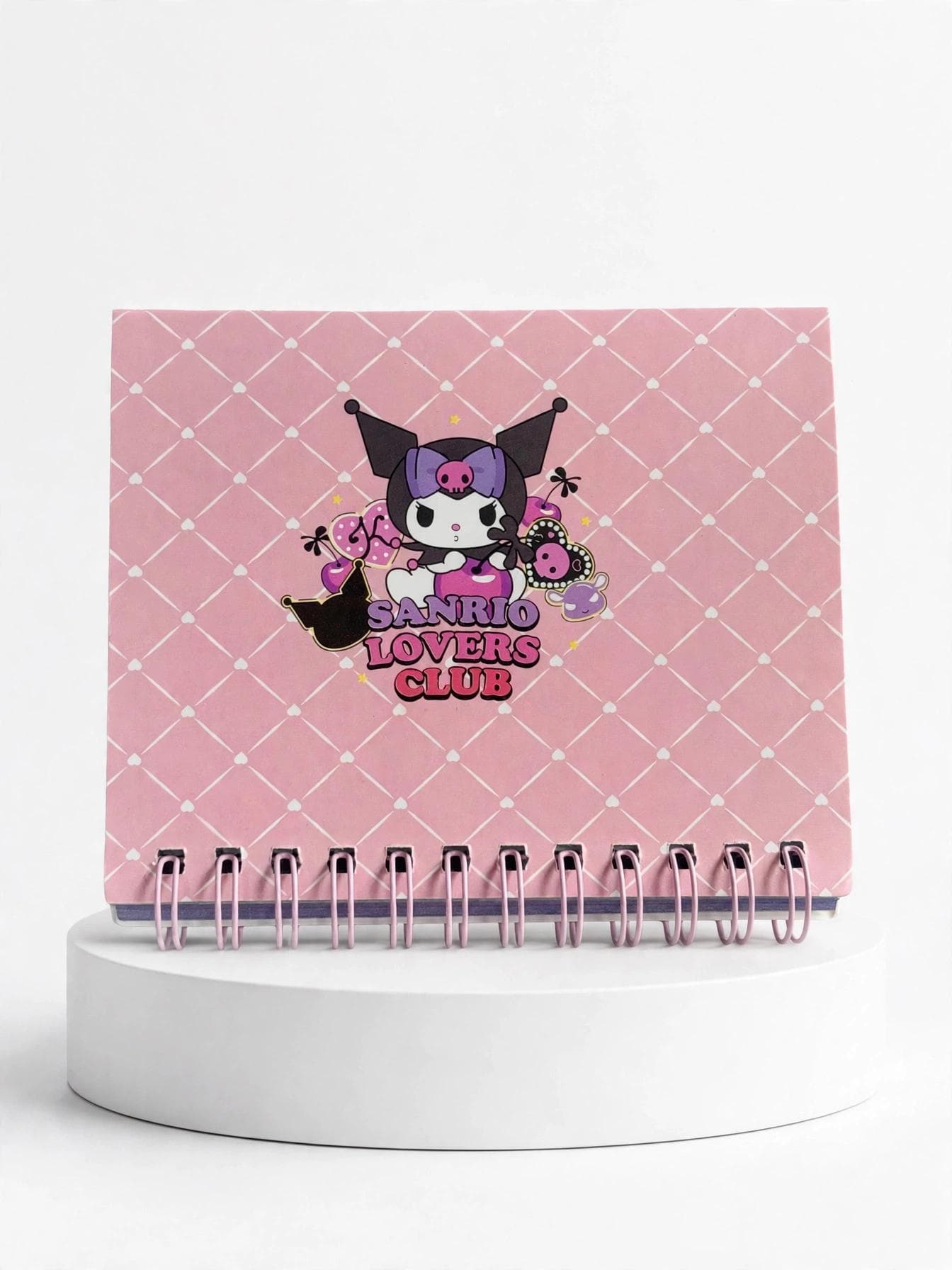 Kuromi Pink Diamond A7 Spiral Notebook