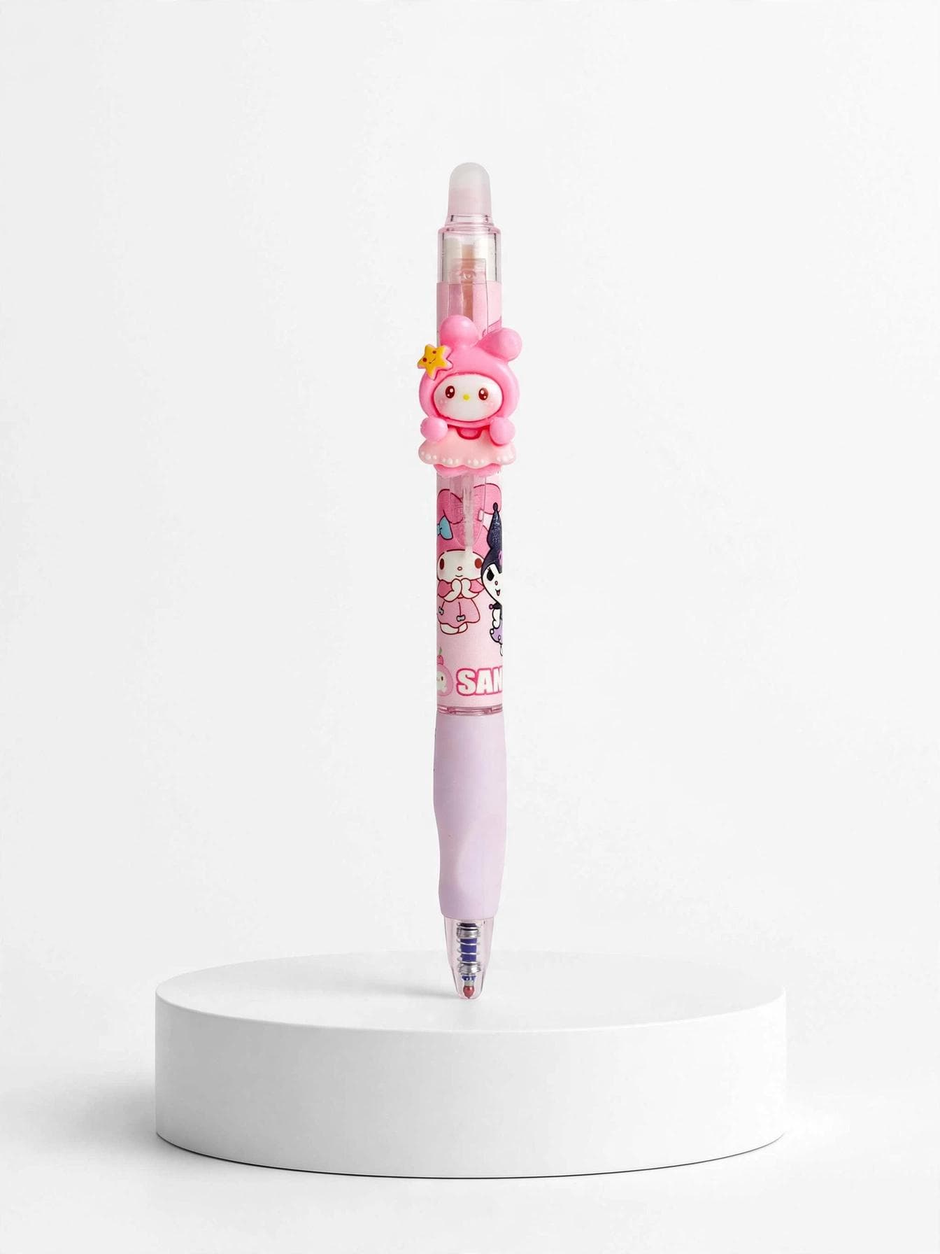 Sanrio My Melody 3D Clip Erasable Pen - Pink
