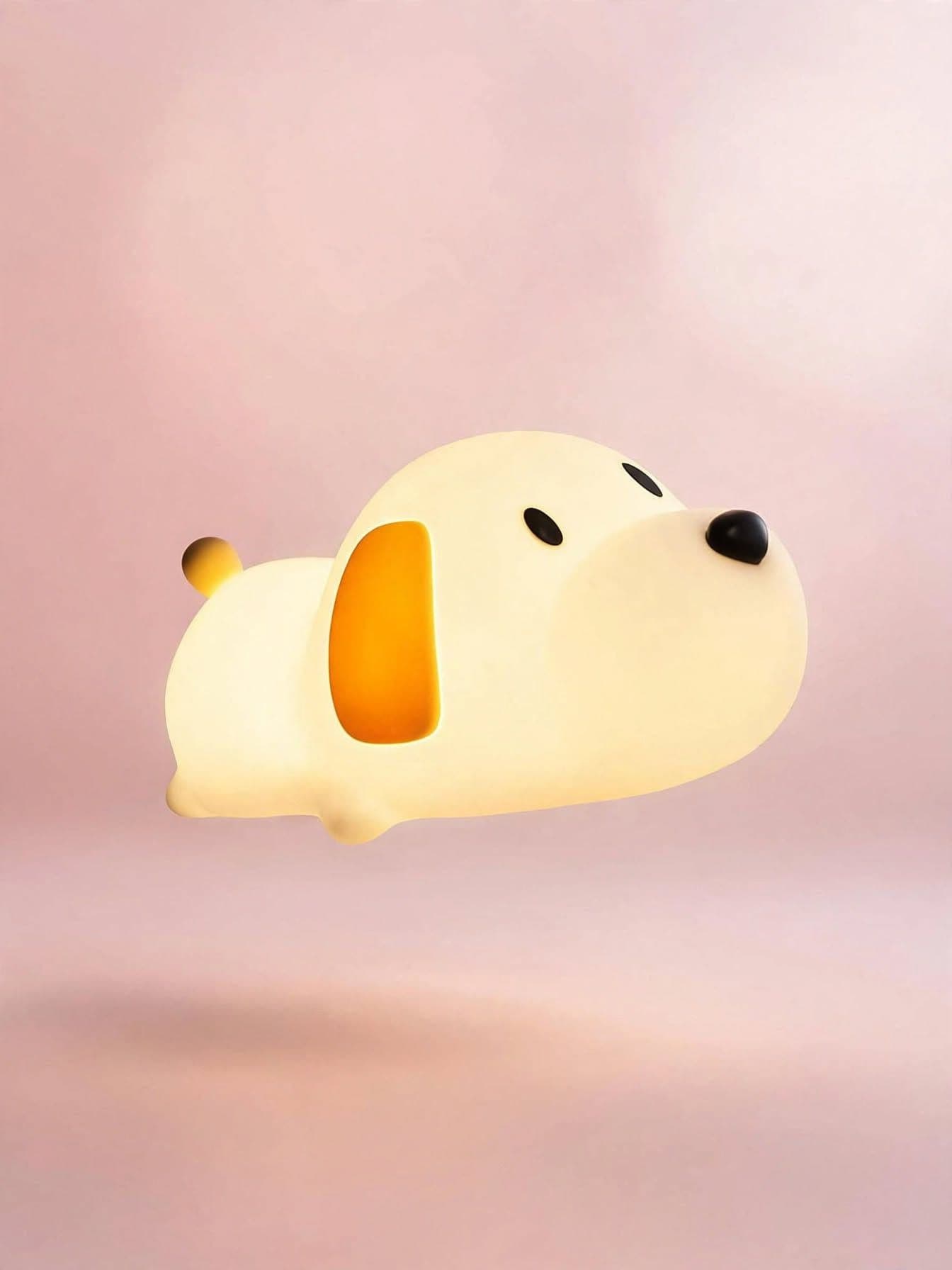 Cute Squishy Silicone Puppy LED Night Light