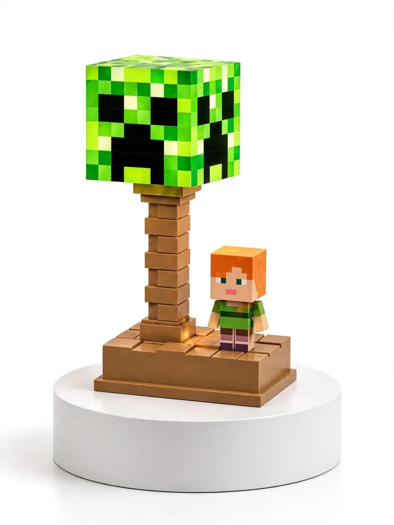 Pixel Gaming Creeper 2-in-1 LED Night Light Lamp